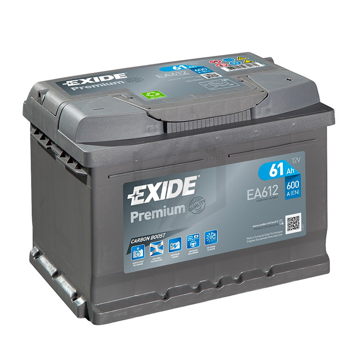 Batterie Exide Premium Ea V Ah A Lb D