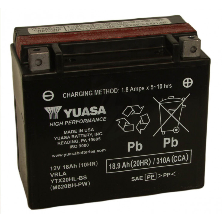 Batterie Moto Yuasa Ytx L Bs V Ah A