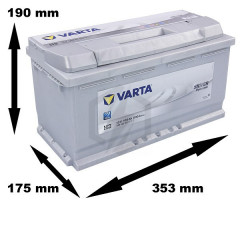 BATTERIE VARTA H3 12V 100AH 830A (L5) - www.