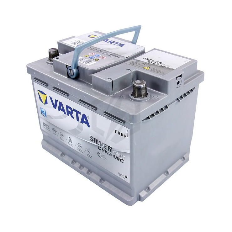 Batterie Varta START-STOP AGM D52 12V 60ah 680A 560 901 068 L2D