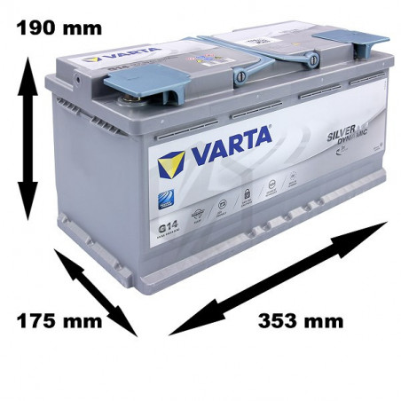 ➭ Neuf et occasion Batterie Varta Agm 92Ah 850A 