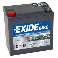Motorradbatterie Gel YTX14-BS / FTX14-BS / NTX14-BS 12V 12Ah