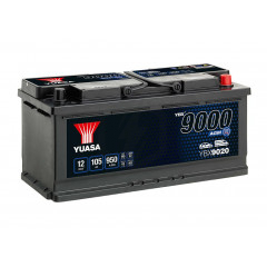 Batterie 12v-156ah decharge lente agm loisir + a droite techni-power