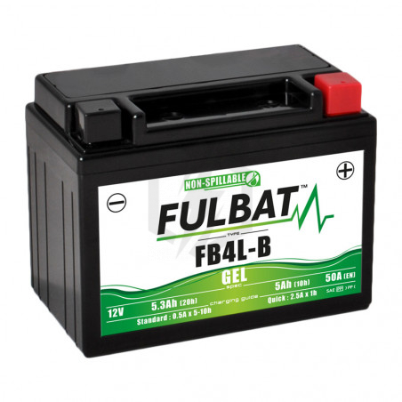 Batterie Fulbat gel FB4L-B YB4L-B 12v 5.3ah 50A