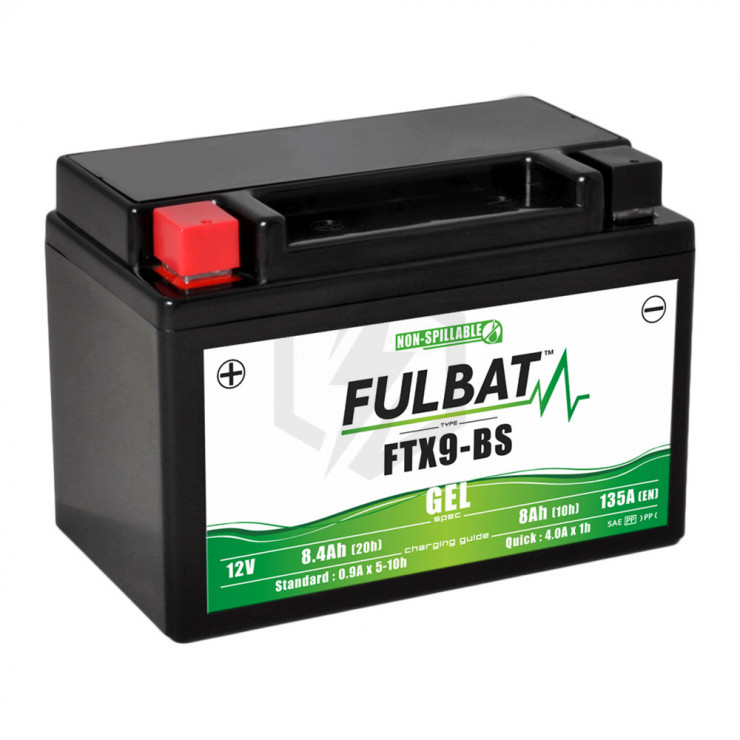 Batterie Fulbat gel FTX9-BS YTX9-BS 12v 8.4ah 135A