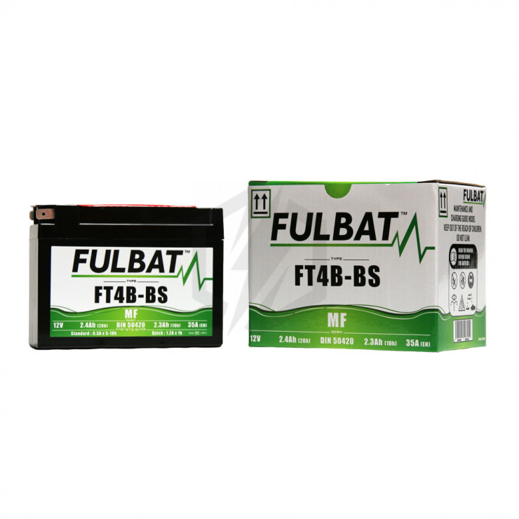 Batterie Fulbat FT4B-BS YT4B-BS 12v 2.4ah 35A