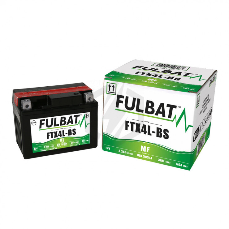 Batterie Fulbat FTX4L-BS YTX4L-BS 12v 3.2ah 50A