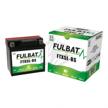 Batterie Fulbat FTX5L-BS YTX5L-BS 12v 4.2ah 70A