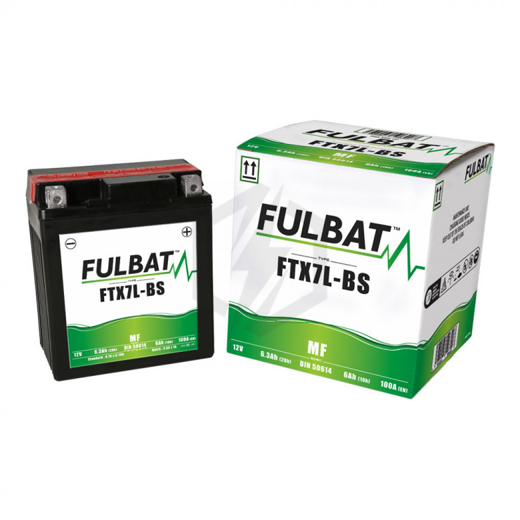 Batterie Fulbat FTX7L-BS YT7L-BS 12v 6.3ah 100A