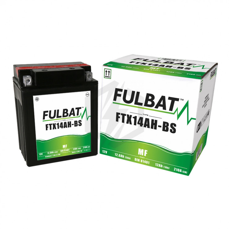 Batterie Fulbat FTX14AH-BS YTX14AH-BS 12v 12.6ah 210A