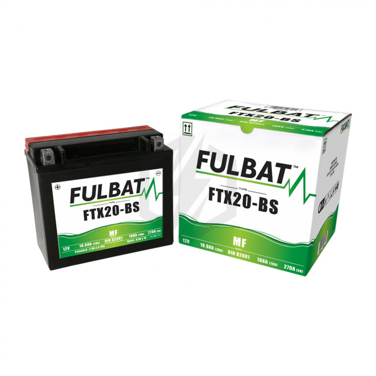 Batterie Fulbat FTX20-BS YTX20-BS 12v 18.9ah 270A