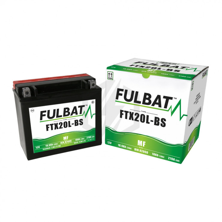 Batterie Fulbat FTX20L-BS YTX20L-BS 12v 18.9ah 270A