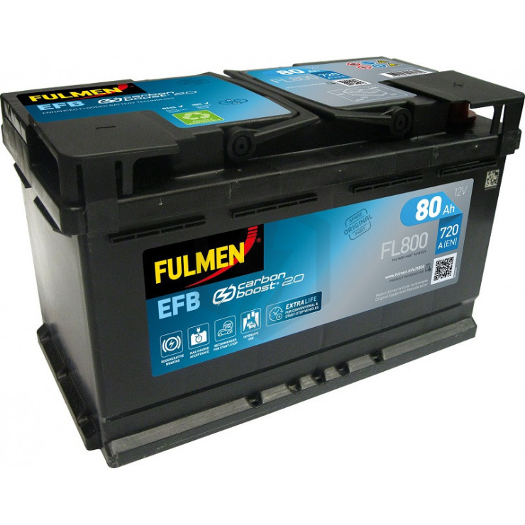 Batterie Varta EFB Blue Dynamic F22 12v 80ah 730A 580 500 073 L4D
