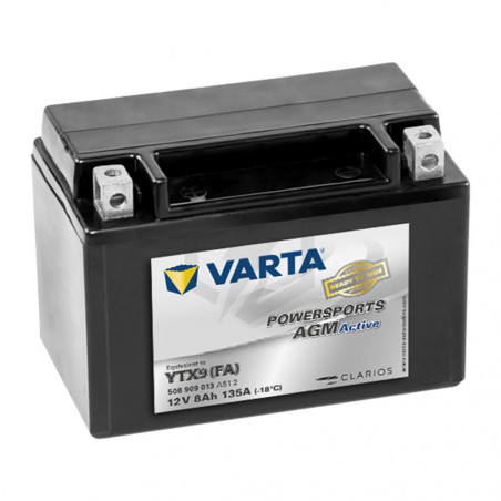 Batterie Moto VARTA YTZ10S-BS 12V 8AH 150A