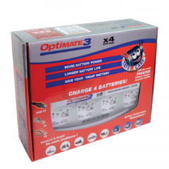 Optimate 3 x 4 chargeur de batterie TECMATE TM-454 12v 0.8A