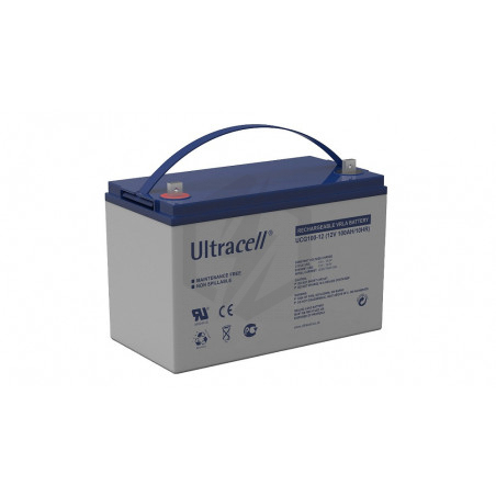 Batterie gel 100Ah 12V ULTRACELL I Acontre-courant