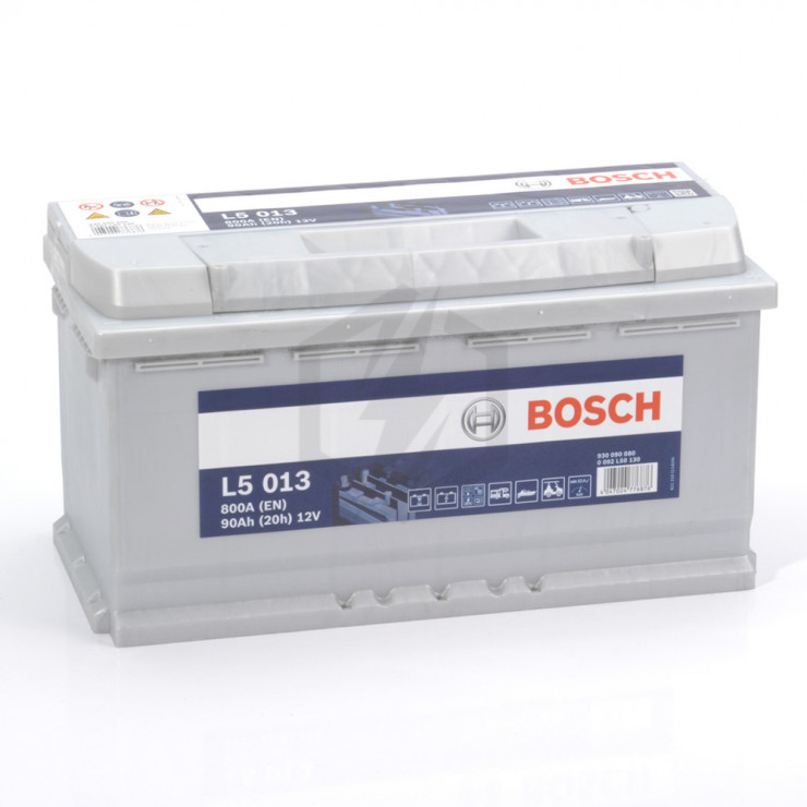 Bosch L5013 Batterie décharge lente 12V, 90Ah, 800A