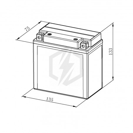 Batterie moto Bosch FA129 YB7-A 12N7-4A 12V 8AH 110A