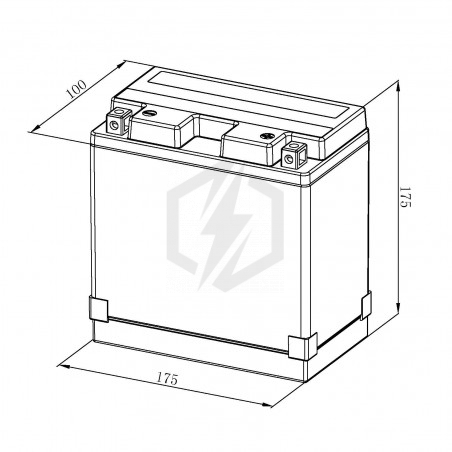 Batterie moto Bosch FA131 YB16CL-B 12V 19AH 220A