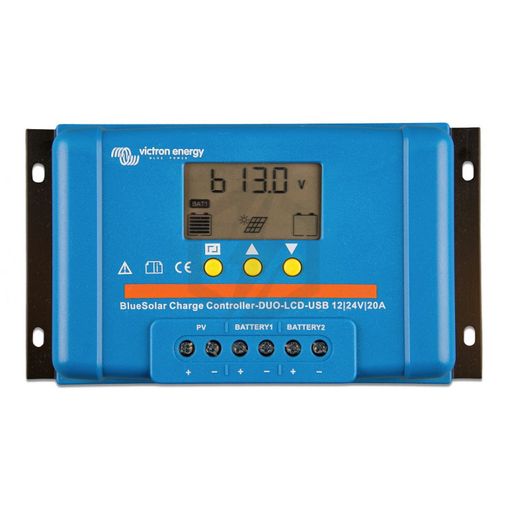 Contrôleur de charge BlueSolar PWM LCD/USB 12/24v 30A SCC010030050