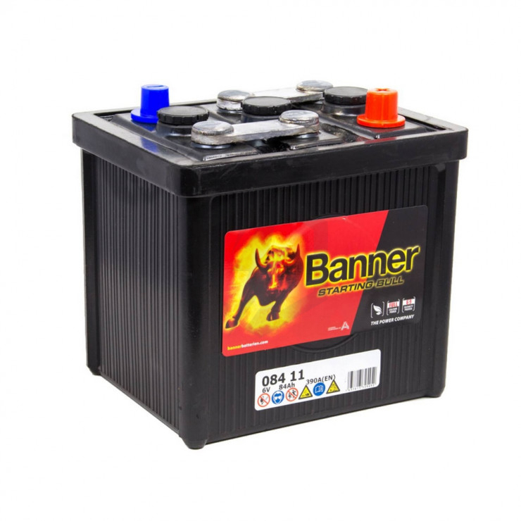 Batterie Starting Bull Banner 08411 6v 84ah 390A