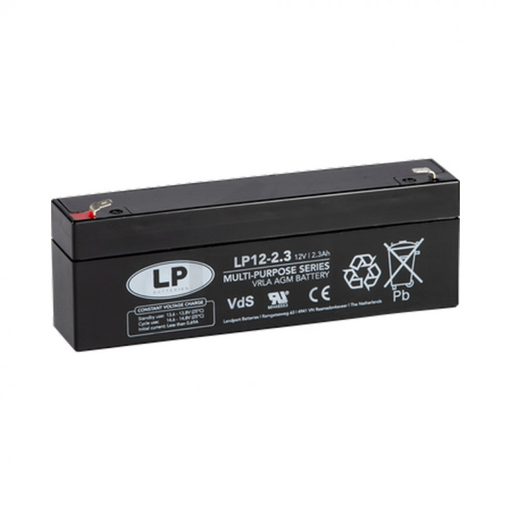 Batterie VRLA AGM LP12-2.3 Landport 12V 2.3ah