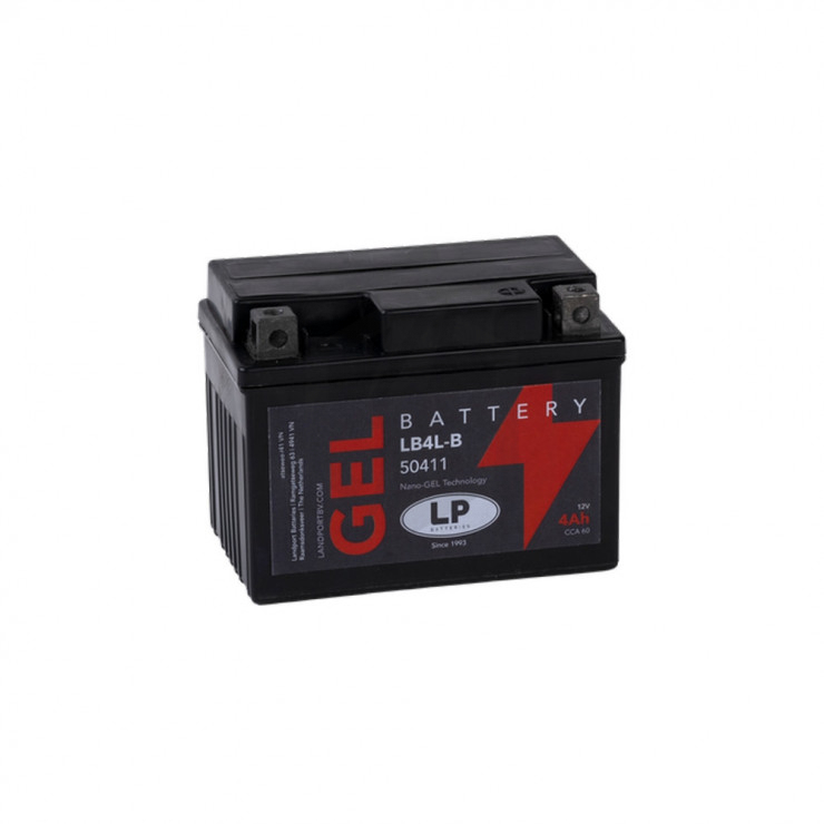 Batterie moto Landport  LP GEL GB4L-B YB4L-B 12v 4ah 40A