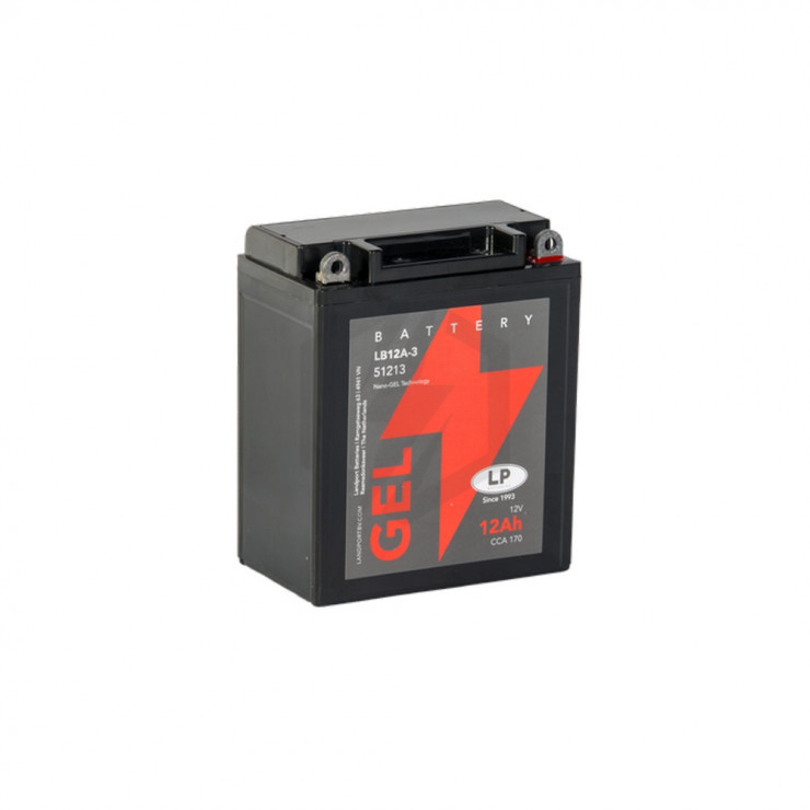 Batterie moto Landport  LP GEL GB12AL-A YB12AL-A 12v 12ah 120A