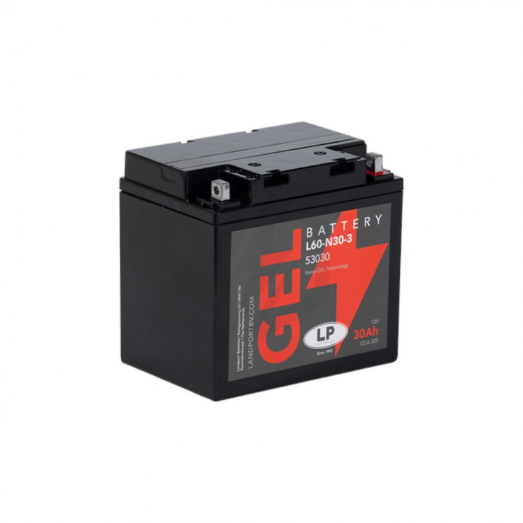 Batterie moto Landport  LP GEL G60-N30L-A 53030 12v 30ah 325A