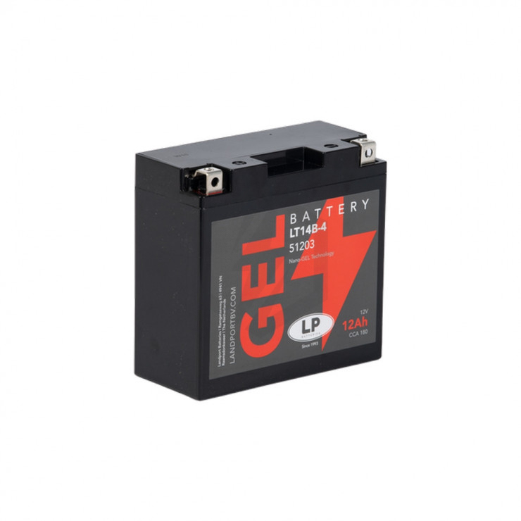 Batterie moto Landport  LP GEL GT14B-4 YT14B-BS 12v 12ah 190A