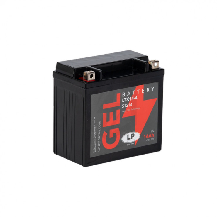 Batterie moto Landport  LP GEL GTX14-4 YTX14-BS 12v 12ah 180A