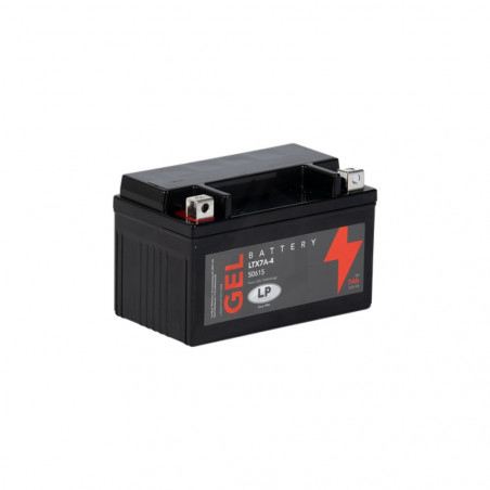 Batterie moto Landport  LP GEL GTX7A-4 YTX7A-BS 12v 6ah 110A