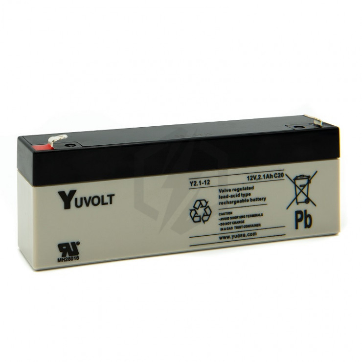 Batterie plomb étanche Y2.1-12 Yuasa Yuvolt Yucel 12v 2.1ah