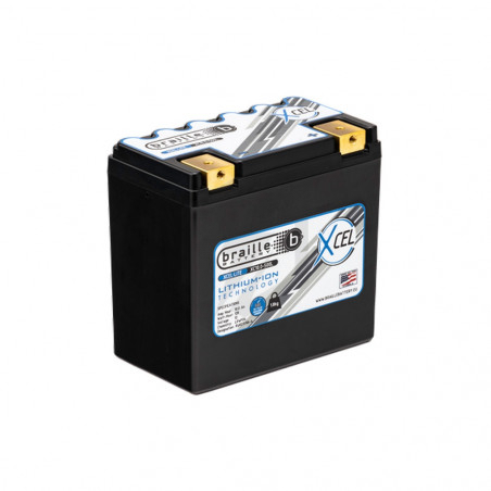 Batterie démarrage Braille BRL XC10,0-500L LiFePO4 12.8V 10ah 500A 128Wh