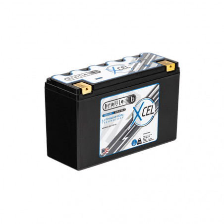 Batterie démarrage Braille BRL XC15,0-750-2 LiFePO4 12.8V 15ah 750A 192Wh