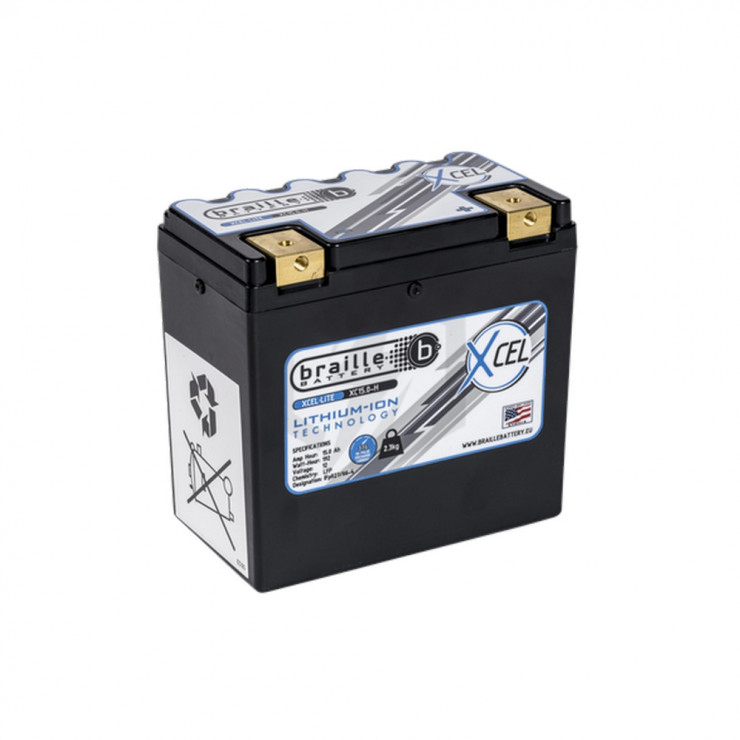 Batterie démarrage Braille BRL XC18,0-H LiFePO4 12.8V 18ah 360A 230Wh