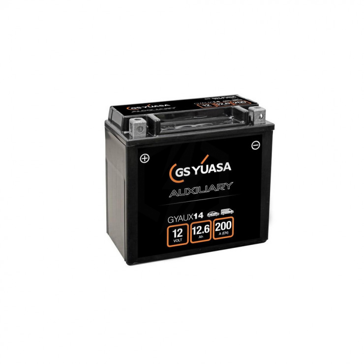 Batterie YUASA GYAUX14 auxiliaire 12V 12.6AH 200A