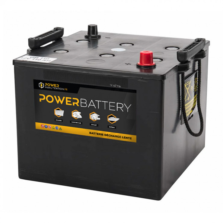 Batterie décharge lente GEL Power Battery 12v 115ah