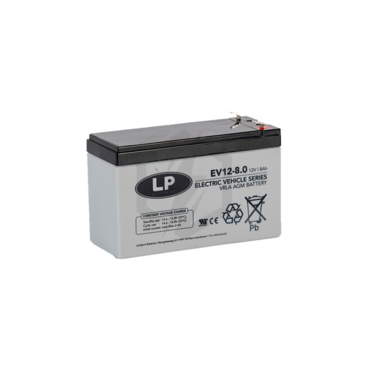 Batterie VRLA AGM EV12-8 Landport 12v 8ah