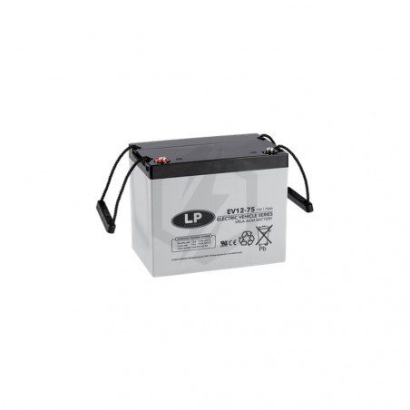 Batterie VRLA AGM EV12-75 Landport 12v 75ah