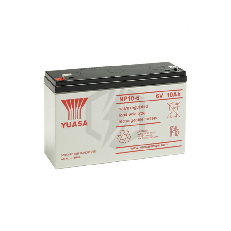 Batterie plomb étanche NP10-6 Yuasa 6V 10ah