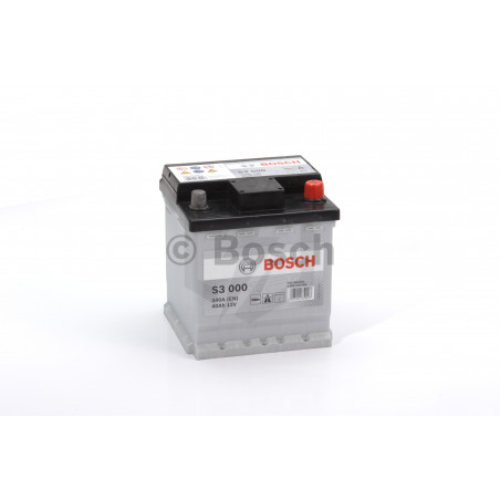 Batterie Bosch S3000 12v 40ah 340A 0092S30000 L0