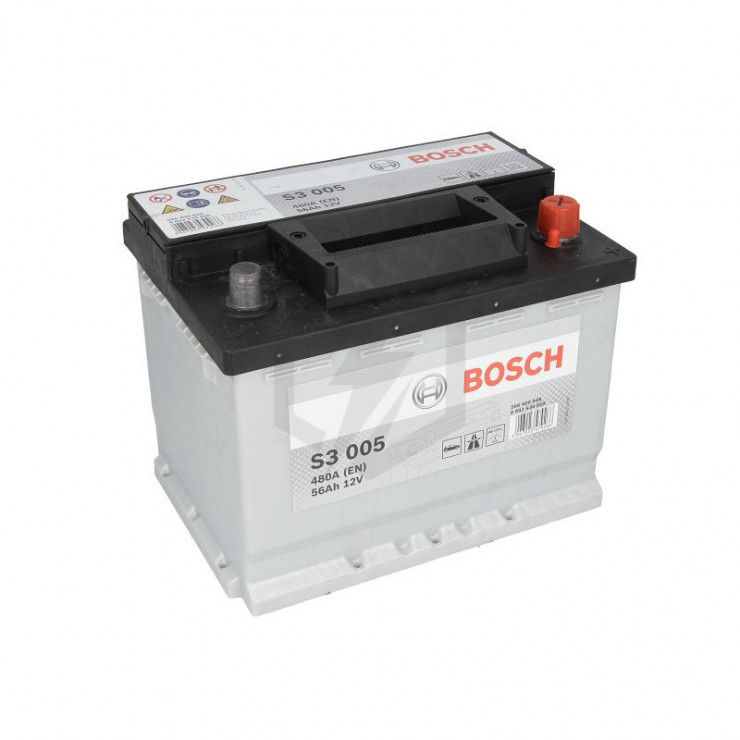 Batterie Bosch S3005 12v 56ah 480A 0092S30050 L2D