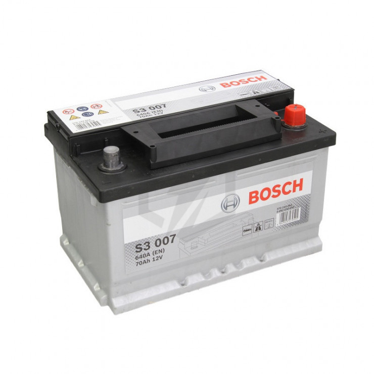 Batterie Bosch S3007 12v 70ah 640A 0092S30070 LB3D