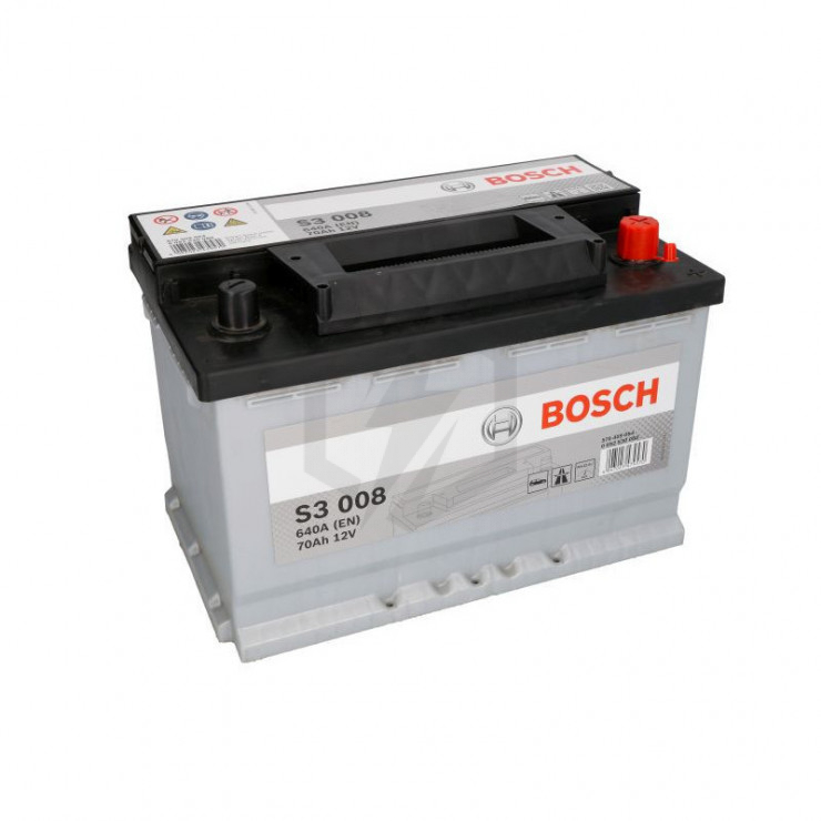 Batterie Bosch T3008 12v 66ah 510A 0092T30080