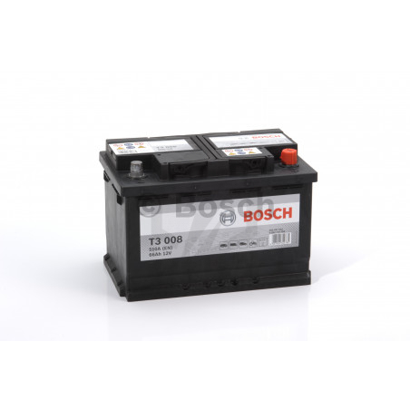 Batterie Bosch T3008 12v 66ah 510A 0092T30080