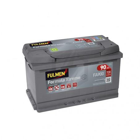 Fulmen - Batterie voiture FA722 12V 72Ah 720A - Batterie(s
