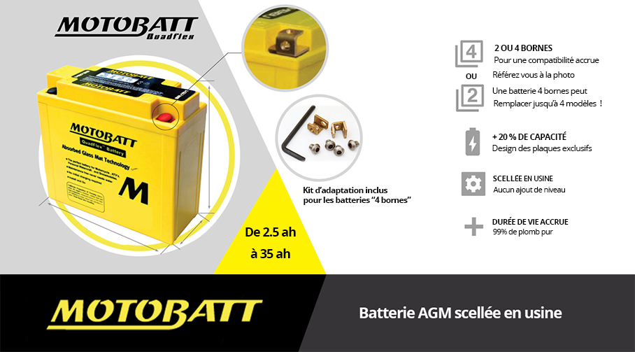 Batterie Moto VARTA AGM Active YTX5L-BS 12V 4AH 75A 503909007